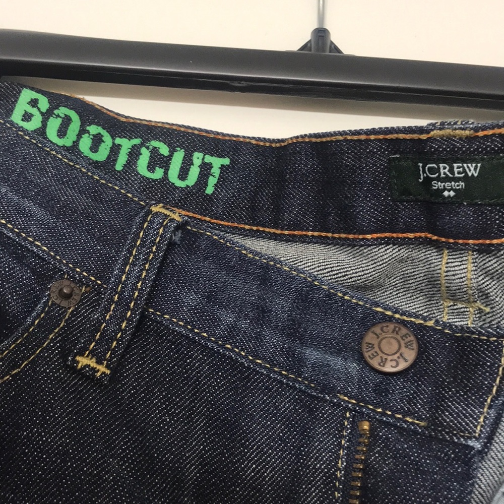 Boot cut JCrew jeans. Good used condition.